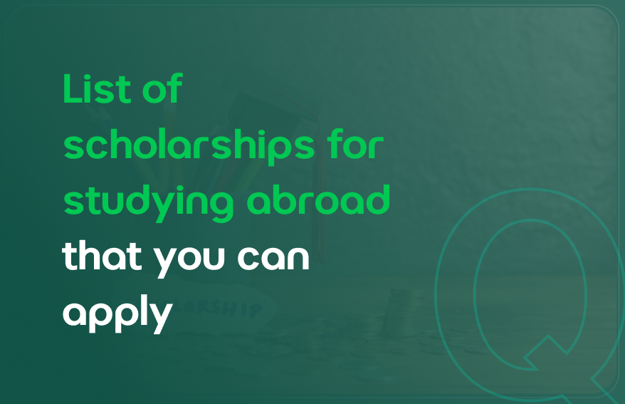 List of scholarships for studying abroad feature